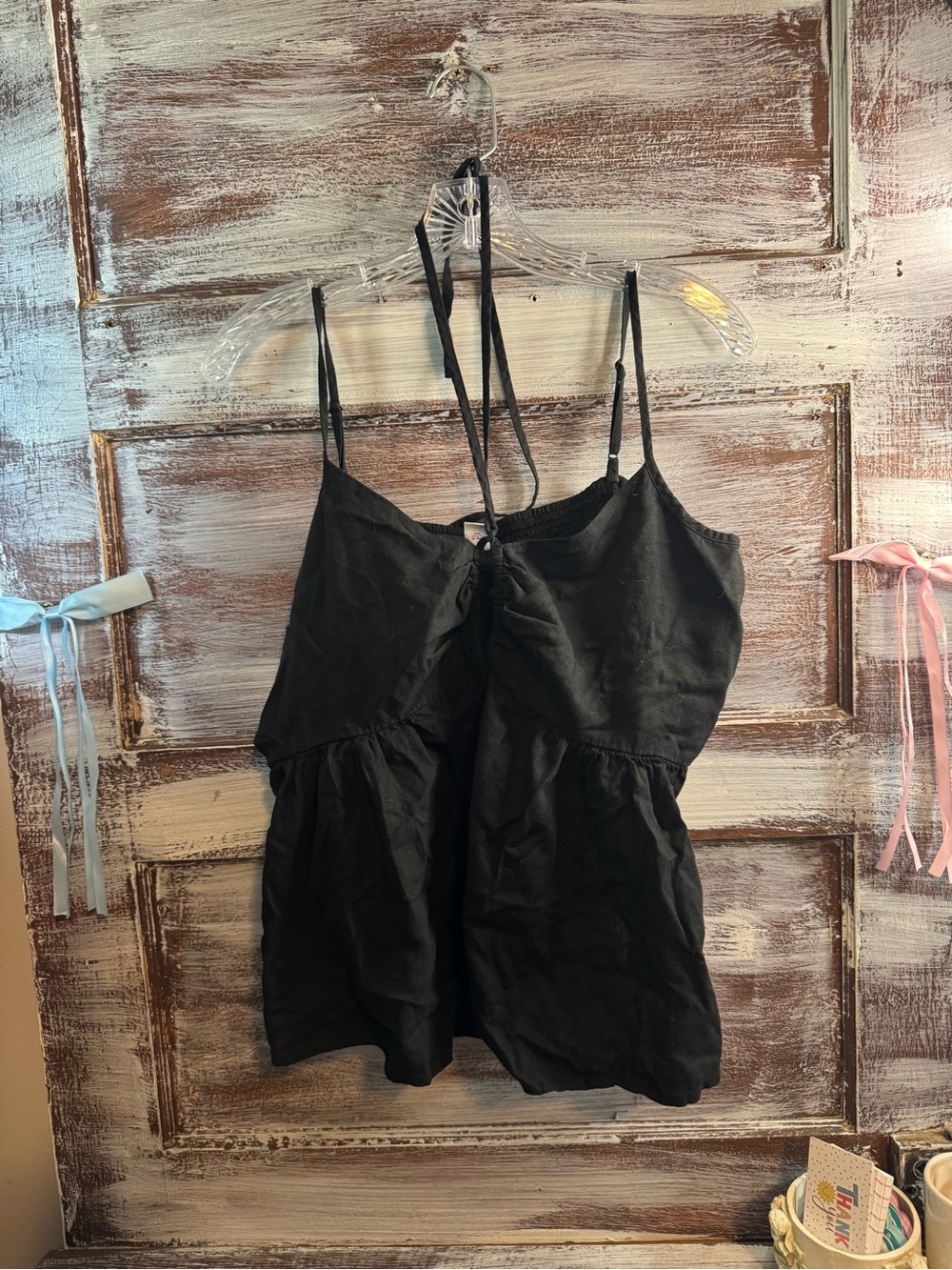 Old Navy Black Spaghetti Strap Tank Top